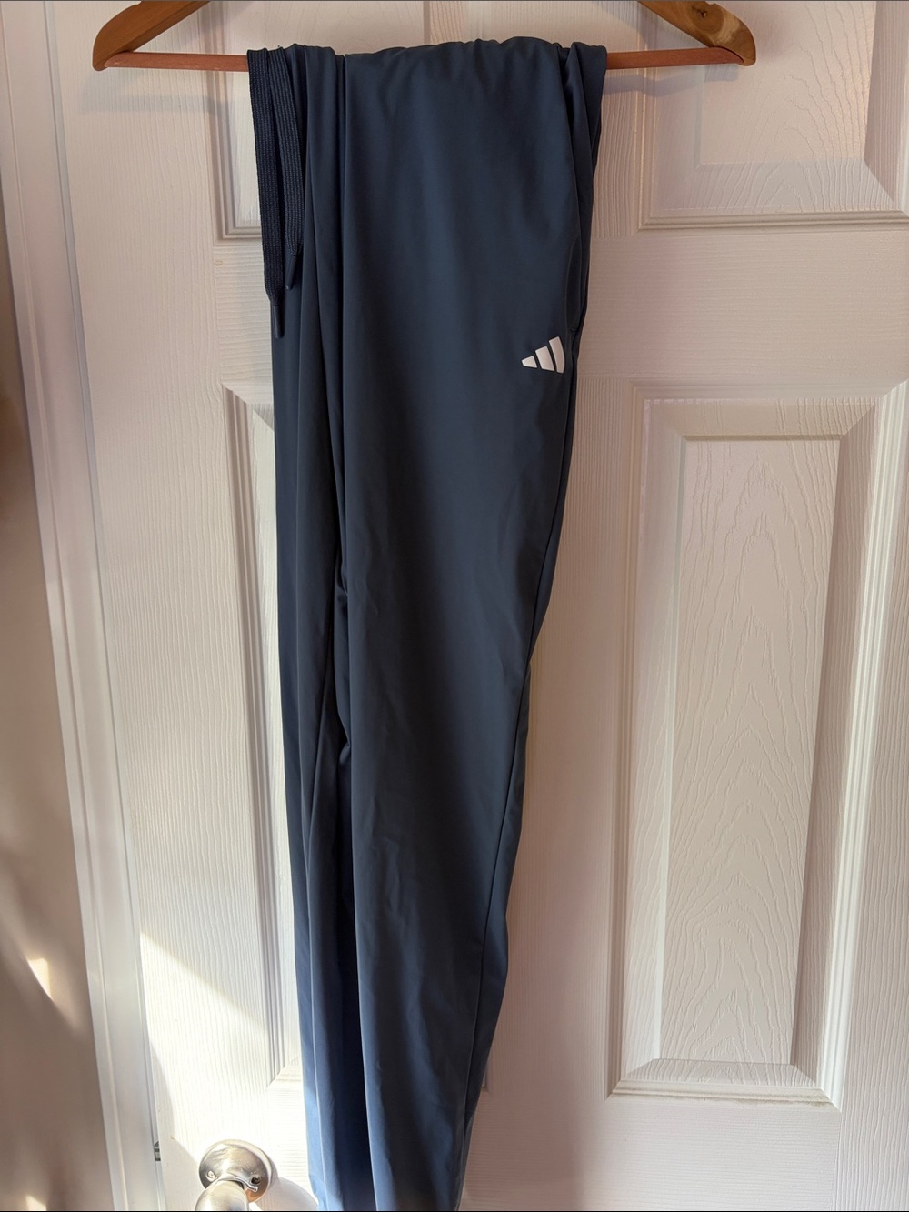 Joggers XL adidas Dark Navy Performance Leggings with White Logo